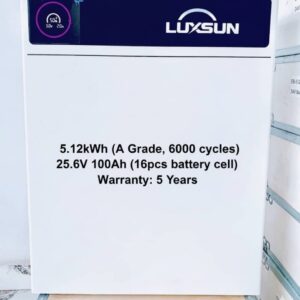 5.12KWH Lithium Battery (A Grade, 6000 cycles)