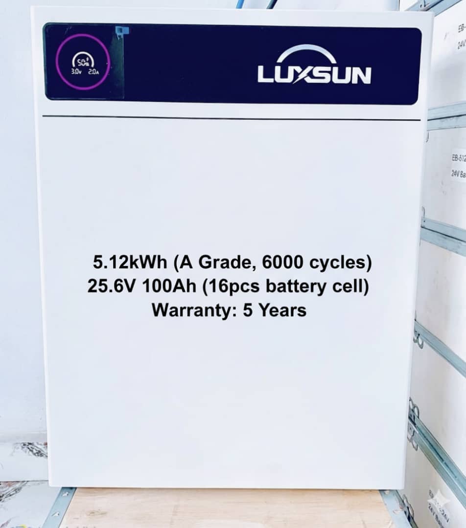 5.12KWH Lithium Battery (A Grade, 6000 cycles)